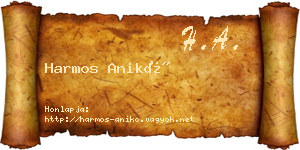 Harmos Anikó névjegykártya
